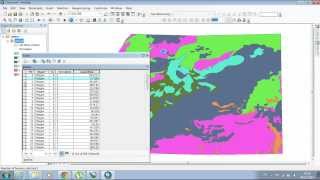 Calcul de la superficie dun shapefile sous ArcMap 101 ArcGis  Tutoriel [upl. by Lucier239]