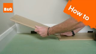 How to lay laminate flooring [upl. by Akamaozu]