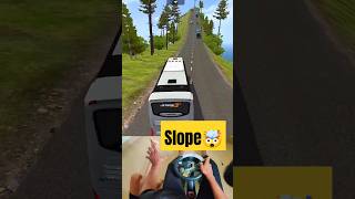 Slope la eruvom 😮 bussimulatorindonesia shorts trendingsong bussid automobile busgames [upl. by Kcirneh]