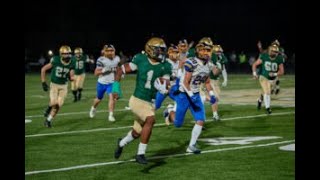 Lumen Christi vs Ida  HS Football District Championship Highlights  JTV Sports [upl. by Enilegnave]