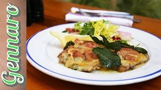 Veal Escalope Recipe with Gennaro [upl. by Orozco]