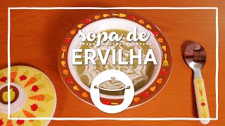 Receita de Sopa de Ervilha sem Panela de Pressão [upl. by Trawets]