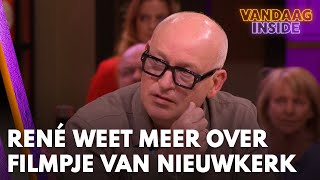 René weet meer over het vermeende filmpje van Matthijs van Nieuwkerk  VANDAAG INSIDE [upl. by Nilde]