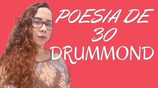 POESIA DE 30 CARLOS DRUMMOND DE ANDRADE [upl. by Thordis]