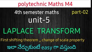 Laplace transform part 02polytechnic maths m4imp questions4thSEMnaveenreddy MATH [upl. by Kimberli783]