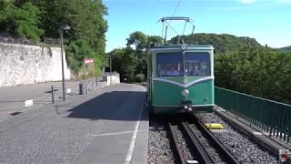 THE DRACHENFELS RAILWAY  Taking a Ride on Germanys Oldest Rack Railway [upl. by Somisareg]