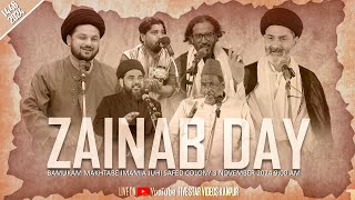 🔴Live Zainab Day Kanpur  3 November 2024  Makhtab e Imamia Juhi Kanpur [upl. by Roland491]