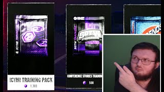 SO I OPENED UP THE 1300 ICYMI TRAINING REROLL PACK CUT 25 ULTIMATE TEAM [upl. by Aliakim]