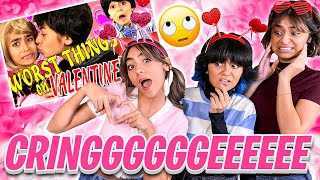 Reacting to Worst Things Valentines Day  GEM Sisters [upl. by Anastassia]