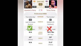 Contender Series 2024 Week 8 Prediction ✅ ErRamy vs Finney ufc mma contenderseries [upl. by Aicirt]