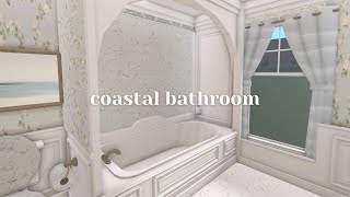 coastal bathroom  bloxburg speedbuild [upl. by Anattar100]