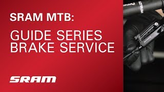 SRAM MTB Guide Series Brake Service [upl. by Macey]