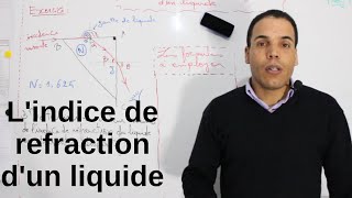 Comment déterminer lindice de réfraction dun liquide à laide dun prismeLoi de snelldescartes [upl. by Clyve624]