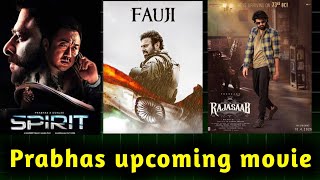 Prabhas Upcoming Movie Release Date In Hindi  Prabhas new movie  Prabhas new movie update [upl. by Hattie362]