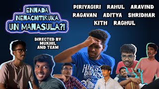 Ennada Nenachitiruka Un Manasula ENUM  A Short Film by Xiphoiders23  Madurai Medical College [upl. by Nojed879]