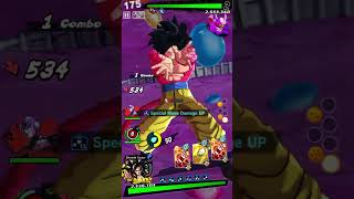 GOKU SSJ4 FINISH OPPONENT IN ONE PUNCH MAN dragonballlegends dblegends shorts [upl. by Wadell852]