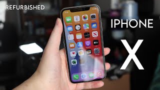 Unboxing a Refurbished Apple iPhone X amp Review in 2022 Popsy Refurbished iPhone [upl. by Atok]