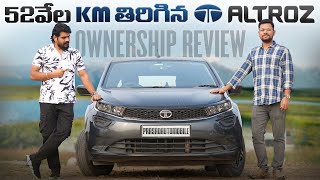 52000 KM Driven TATA Altroz Ownership Review ll in Telugu ll [upl. by Reidar]