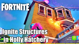 Ignite Structures in Holly Hatchery and Corny Complex  Fortnite [upl. by Magnum]