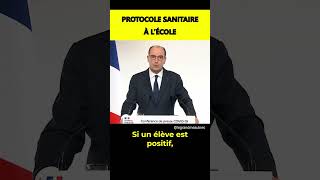 Le protocole sanitaire à lécole feat Jean Castex extrait [upl. by Mehetabel129]