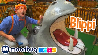 Blippi Explores Jungle Animals  Moonbug Kids TV Shows  Full Episodes  Cartoons For Kids [upl. by Gerson]