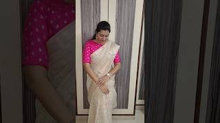 Diwali Handloom Silk Saree Look ✨  Festive Makeover with Jewelry [upl. by High377]