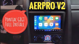 Aerpro V2 FULL INSTALLATION VIDEO Pontiac G8 and Alpine iLX507 Double Din Install [upl. by Alexander]