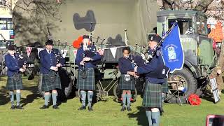 George Herriots School Pipe Band [upl. by Aidni]