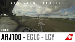 Watch this Cockpit Takeoff at London City Airport [upl. by Vail]