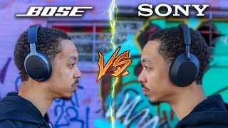 Bose Quietcomfort Ultra Headphones VS Sony WH1000XM5  New ANC KING [upl. by Eudosia]