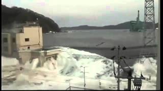 Tsunami in Japan 2011 Miyako City [upl. by Elyl]