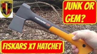 Fiskars X7 Hatchet Compact Power Limitless Value [upl. by Tracee]