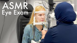 Eye Test at Drury Porter Eyecare London Unintentional ASMR Real Person ASMR [upl. by Clellan]