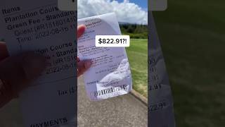 How Much I Spend  Kapalua Plantation Course [upl. by Coffeng]