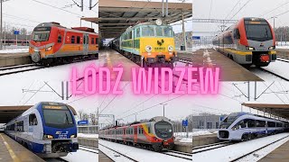 Pociągi Łódź Widzew  7122023 [upl. by Yadsendew]