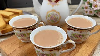 How To Make Chai Tea Recipe • Milk Tea Recipe • How To Make Tea • Indian Tea • Masala Chai Recipe [upl. by Retsevlis581]