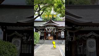 サムハラ神社⛩️ 大阪の中心部にあり強力なパワースポットとして大人気✨ 家運隆盛、延命長寿、厄除けのご利益がありその人気に拍車をかけたのが厄除けの御神環🐤shorts [upl. by Dominique]