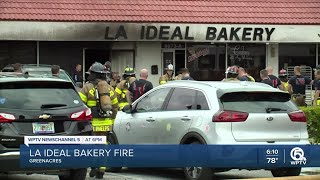 Greenacres bakery damaged by fire [upl. by Eyeleen]