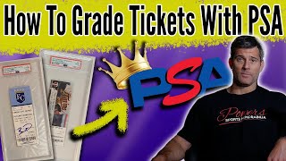 How to Grade Tickets With PSA in 2022  A Step by Step Process Watch Before Your Next Submission [upl. by Atikin679]