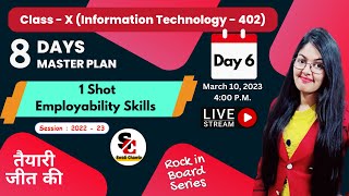 1 Shot Video of Employability Skills Class 10 Information Technology [upl. by Okoyk]