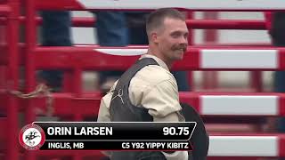 Orin Larsen 2023 Ponoka Stampede [upl. by Ahsie]