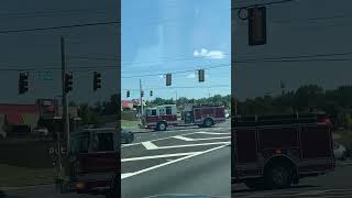 Dawson County Emergency Services Engine 7 responding [upl. by Caralie385]