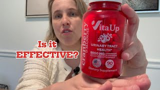 Review of Vitaup Dmannose 1000mg supplement with Cranberry and Vitamin C and DMannose for UTI [upl. by Atnas695]