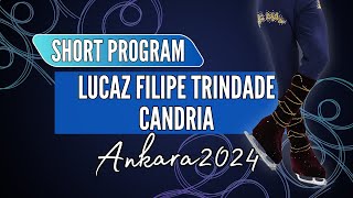 Lucaz Filipe TRINDADE CANDRIA BRA  Junior Men Short Program  Ankara 2024 [upl. by Adaven]