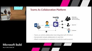 Expediting Contract Negotiation in Icertis Using Microsoft Teams  Build 2018 [upl. by Ilac88]