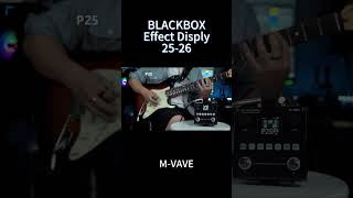 MVAVE BLACKBOX Effect Display 2526 [upl. by Carnay730]