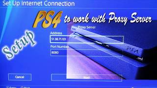 How to setup PS4 to work with proxy server [upl. by Lisha]