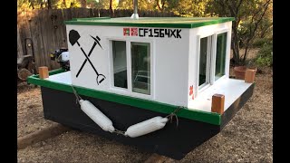 🔨🪚 Building The Worlds Smallest Houseboat 🪚🔨 [upl. by Arehsat]