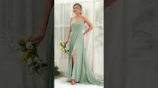 Elegant Sage Green Bridesmaid Dresses Free Shipping  Custom Fit [upl. by Libnah]