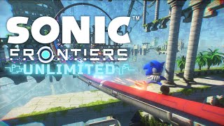 Sonic Frontiers Unlimited Cyberspace Gameplay 2 WIP mod [upl. by Tahmosh]